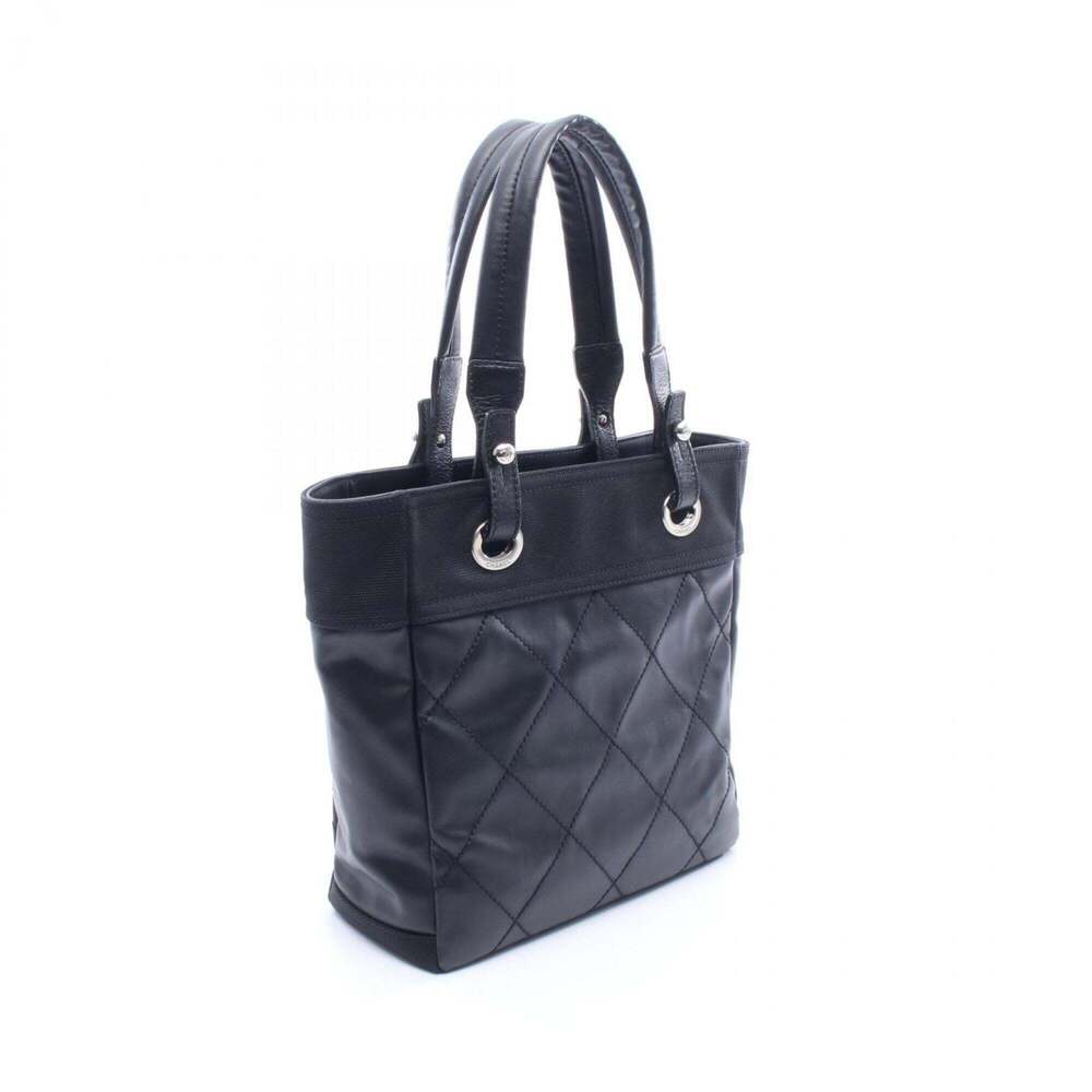 CHANEL Black Leather Tote Bag - Picture 2 of 8